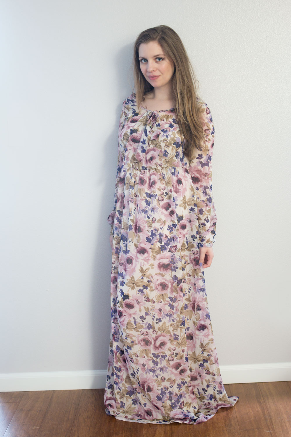 lauren conrad floral maxi dress