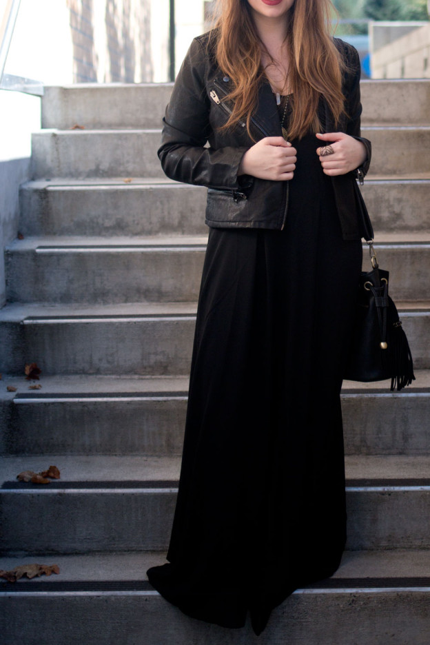 How to Wear Maxi Dress for Fall