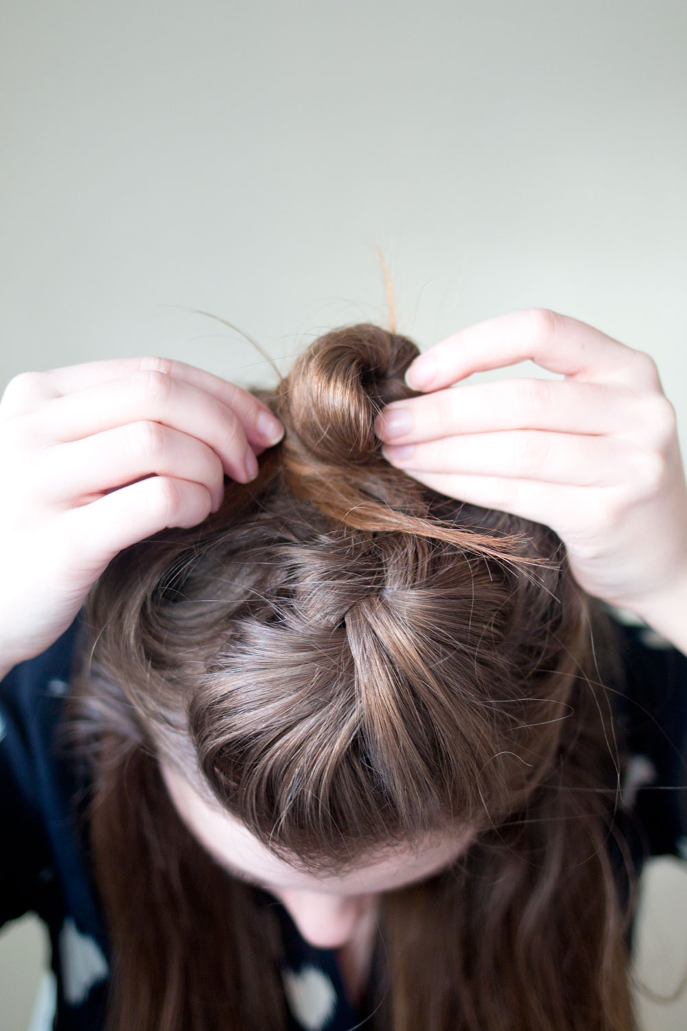 Romantic Half Top Knot Hair Tutorial