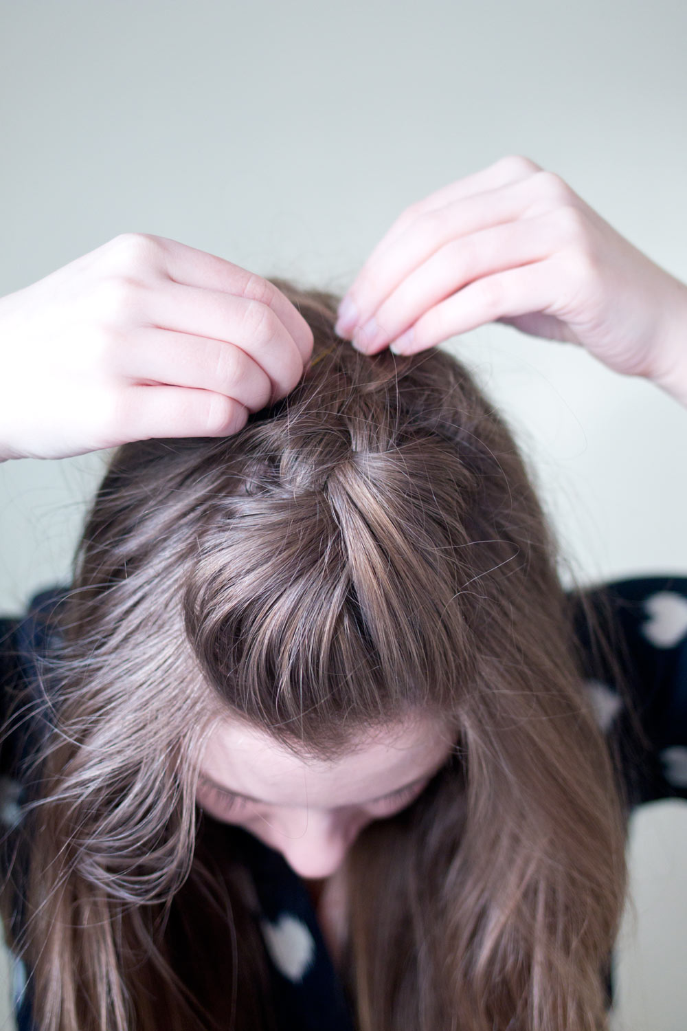 Romantic Half Top Knot Hair Tutorial